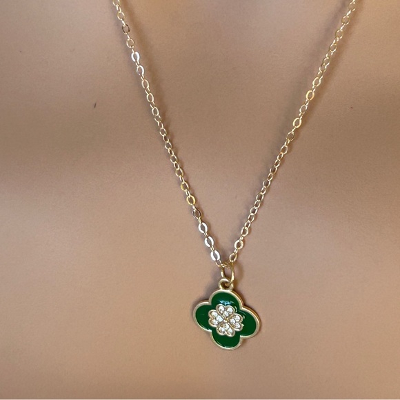 Stylish Gold Multi Stranded Statement Necklace - Picture 4 of 7